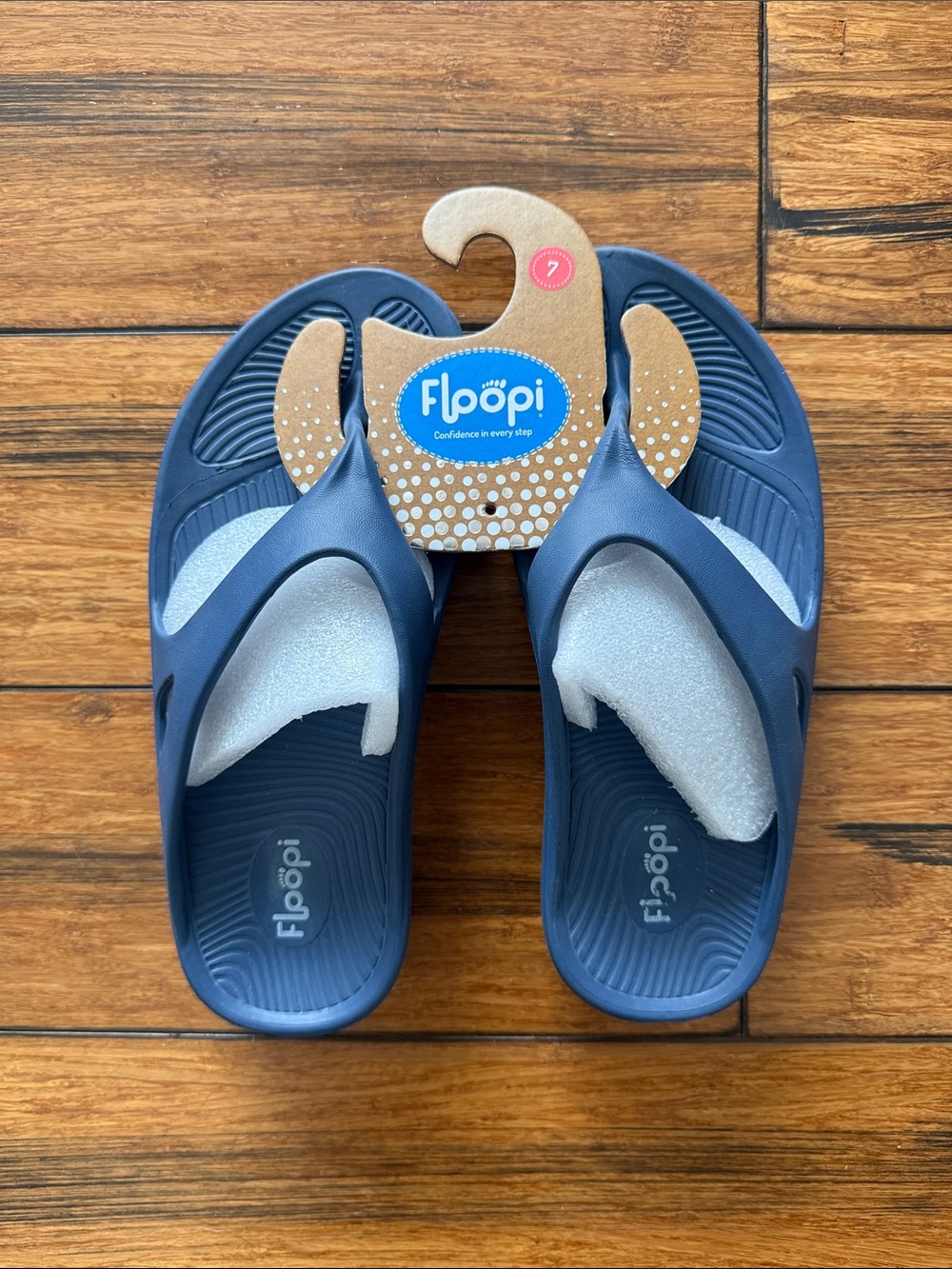 Women's Navy Blue Flip Flop Sandals